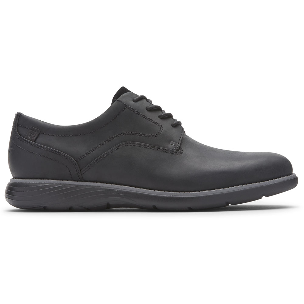 Oxfords Rockport Hombre Mexico - Garett Plain Toe Negros - LHWAV8296